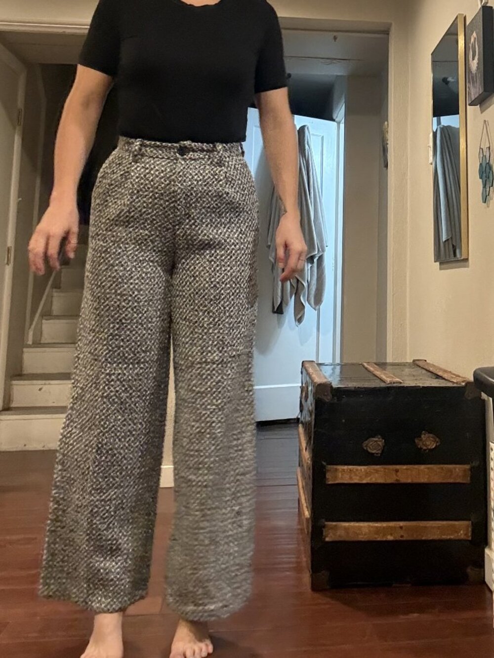 Brand New Grey Knit Trousers from Cider